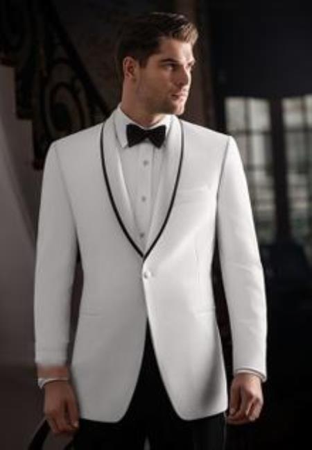 Waverly Dinner Jacket Black Satin Trim