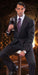 cut style Jacket & Pants CLASSIC SLIM FIT 2 PIECE 2 BUTTON WITH FLAT FRONT PANTS Charcoal mensusa