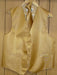 gold Groomsmen Dress Tuxedo Wedding Vest ~ Waistcoat ~ Waist coat & Tie set Buy 10 of same color Tie For $25 Each-Men's Neck Ties - Mens Dress Tie - Trendy Mens Ties mensusa