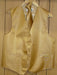 gold Groomsmen Dress Tuxedo Wedding Vest ~ Waistcoat ~ Waist coat & Tie set Buy 10 of same color Tie For $25 Each-Men's Neck Ties - Mens Dress Tie - Trendy Mens Ties mensusa