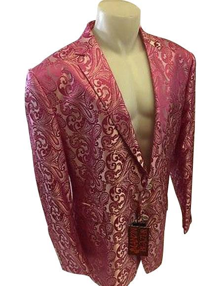 Alberto Nardoni Brand Pink Fuchsia Men's Blazer (Wholesale price $95 (12pc&UPMinimum))