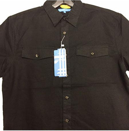 Men's Thread & Stitch Linen Black Fashion Set