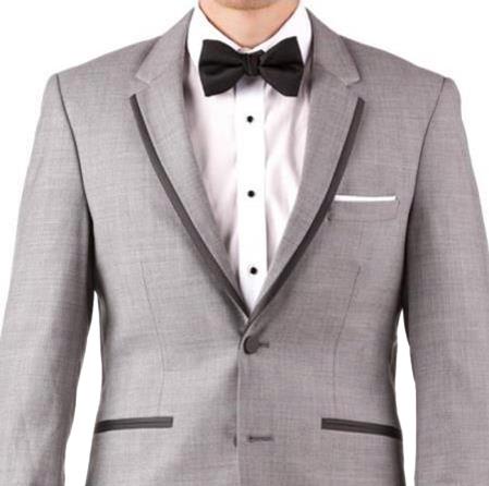 Call if not Text or Whatsup 3104300939 To Setup The Group - Call: 3104300939 Buy Online Instead of Rental Slim Fit Groomsmen Suits Wedding Suits & Tuxedo Online + Light Gray + Free Shirt & Tie