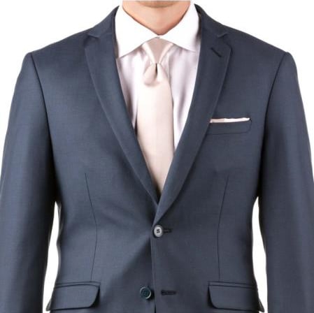 Mens Suits Los Angeles Why Rent To Setup The Group - Call: 3104300939 Buy Online Instead of Rental Slim Fit Groomsmen Suits Wedding Suits & Tuxedo Online + Slate Blue + Free Shirt & Tie