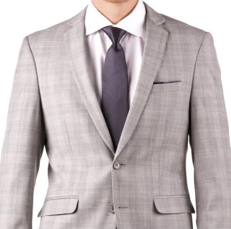 Mens Suits Los Angeles Why Rent To Setup The Group - Call: 3104300939 Buy Online Instead of Rental Slim Fit Groom Wedding Suits & Tuxedo Online + Light Gray Plaid + Free Shirt & Tie