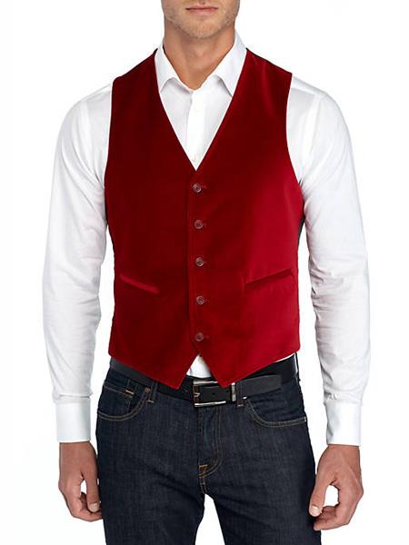 Men's Vest Red