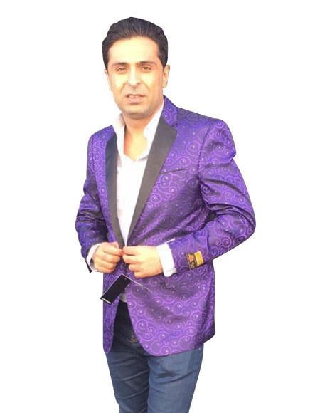 Men's Purple Jackets Blazer