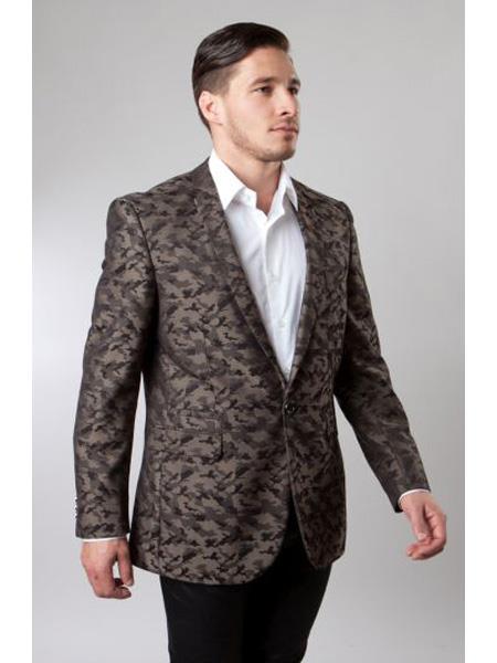 Brown Casual Blazer