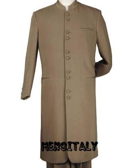 Men's Beige Nehru Jacket Marriage Groom Wedding