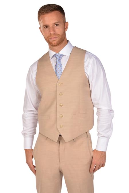 Men's Navy Dress Tuxedo Wedding Men's Vest ~ Waistcoat ~ Waist coat & Tie & Matching Dress Pants Set