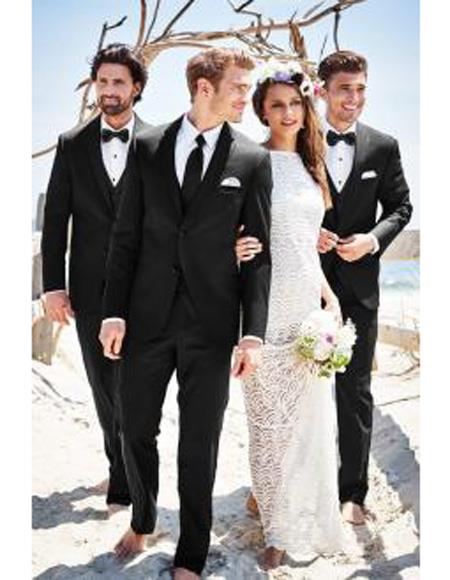 Men's Beach Wedding Attire Suit Menswear Off-White main image 0
