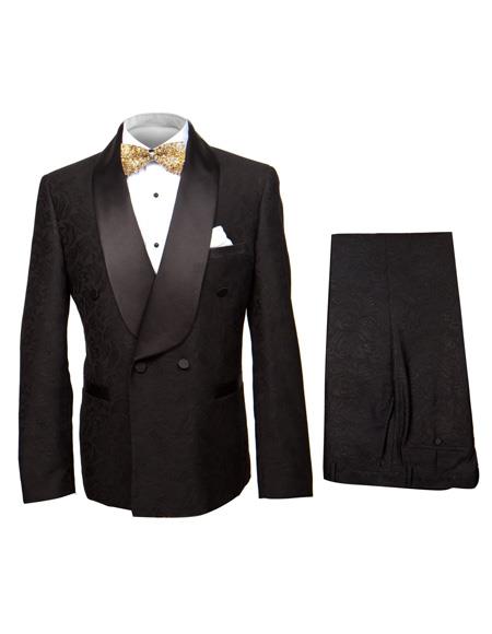 Rossiman Rossi Men’s Dress Suit - Premium Tailored Suit for Formal Occasions - Italian-Inspired Luxury Slim Fit Design by USA Men's Outlet