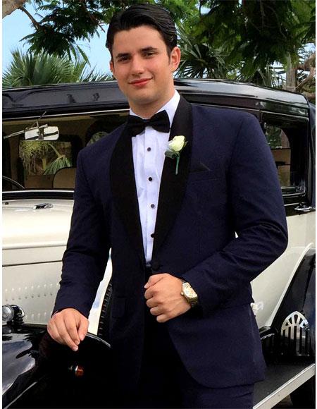 James Bond Tuxedo Navy Blue