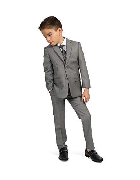 Gray Peak Lapel Father and son / Dad and baby Matching Suits