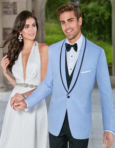 Baby Blue Tuxedo Jacket