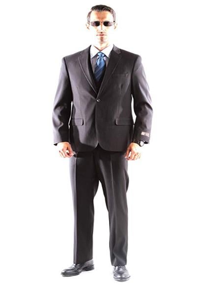 Brand: Caravelli Collezione Suit - Caravelli Suit - Caravelli italy Caravelli Men's Superior 150s Two Button Pinstripe Dress Suit