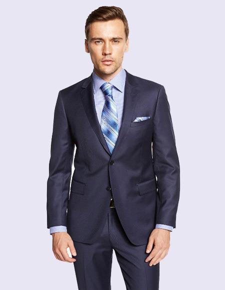 Giorgio Fiorelli Menâ€™s Indigo Blue Suit