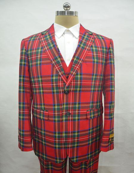 Men's Red Christmas Party Blazer