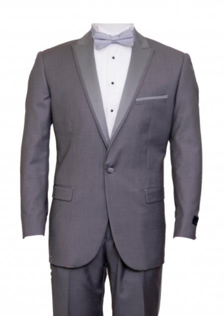 Graduation Suit For Boy / Guys Mid Gray