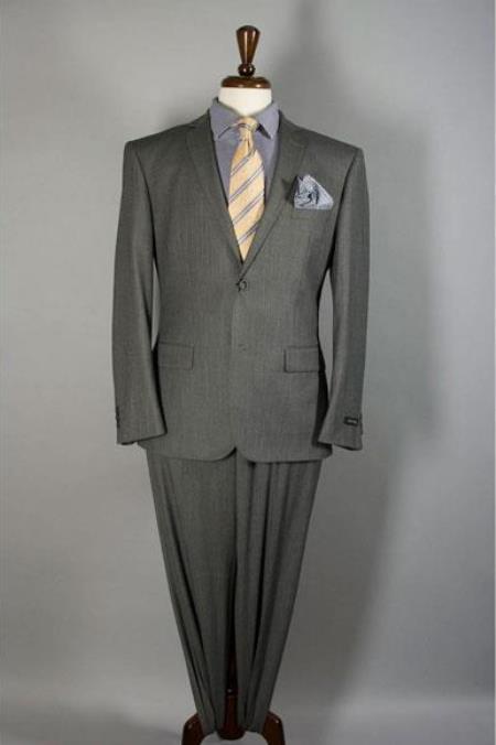 Gray Three Sleeve Buttons Graduation Suit For boy / Guys