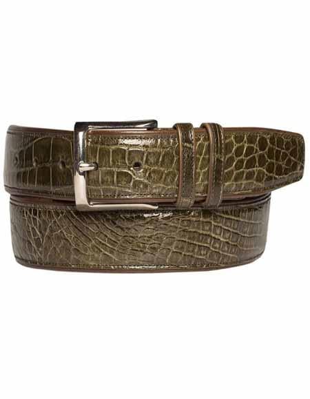 Mezlan Alligator Belt
