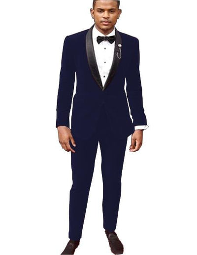 Black and Blue Suit