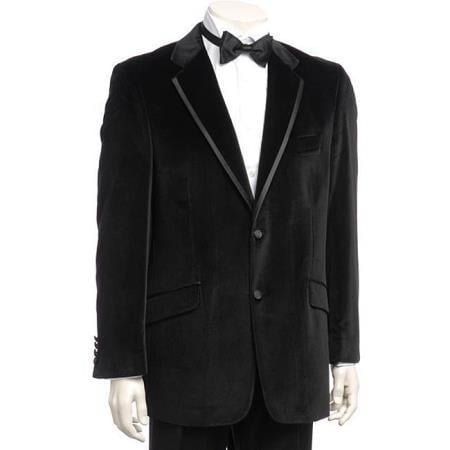 Velour Men's blazer Jacket Black Men's Velvet Dinner Jacket Trim Lapel Tuxedo looking
