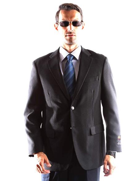 Big and Tall & Extra Long Sizes Men's Blazer With Brass Buttons