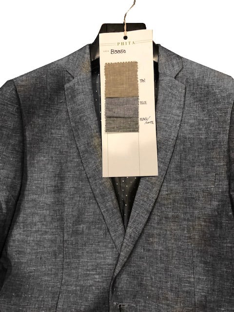 Summer Linen Blazer Gray