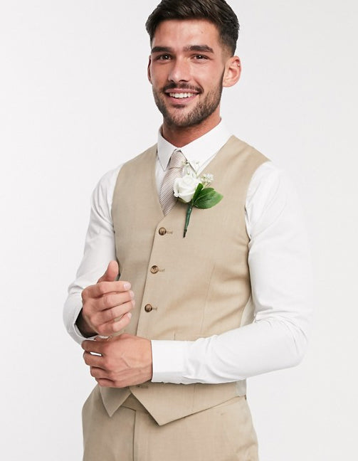 Men's Suit Vest + Stone (Vest and Pants)