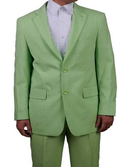 Men's Lime Green Suit