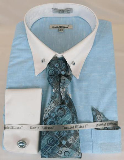 Mens Teal Dress Shirt