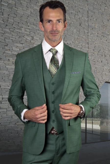 Forest Ultra Slim Fit Prom 2026 Suit or Wedding Suit for Men
