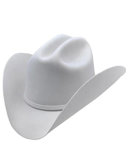 Gray Hats Wool and Beaver Felt Los Altos Valentin Style