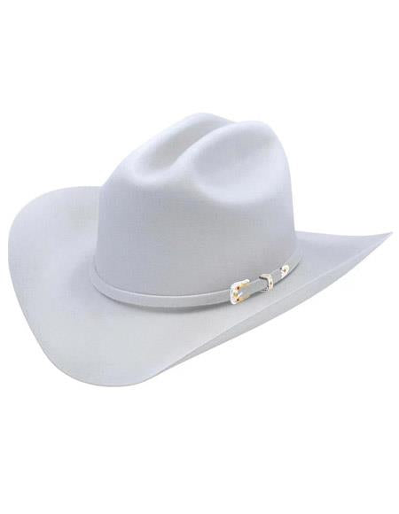 Gray Los Altos Hats Joan Style Felt Cowboy Hat