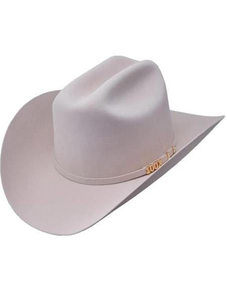 Serratelli Hat Company-100x Beaver Felt Comandant Cowboy Hat