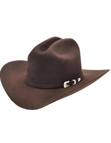BEAVER FELT Castor (made from felted beaver fur) Los Altos Hats-Valentin Style Cowboy Hat 10x Available Los Altos Hats