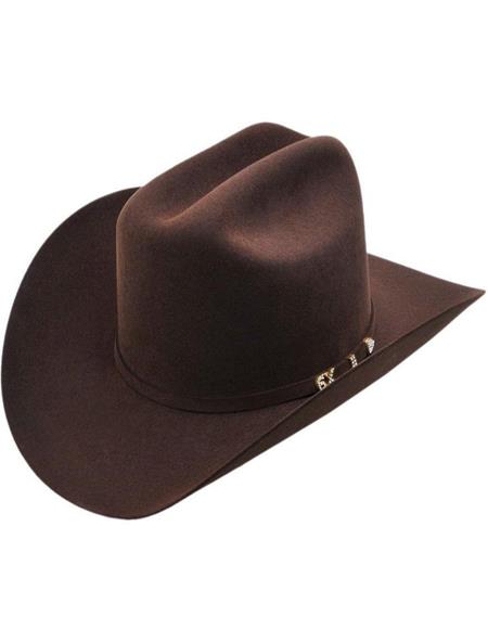 Serratelli 6X Amapola Chocolate 3 1/2'' Brim Western Cowboy Hat all sizes