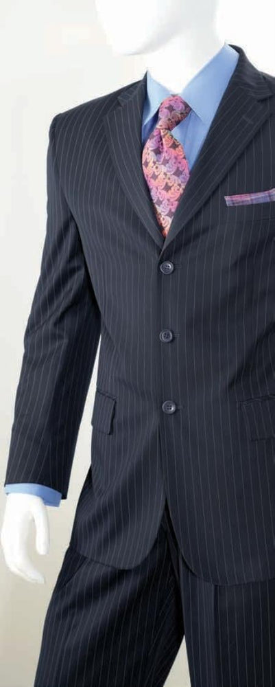 Cheap Plus Size Suits For Men - Big and Tall Suit For Big Guys Navy