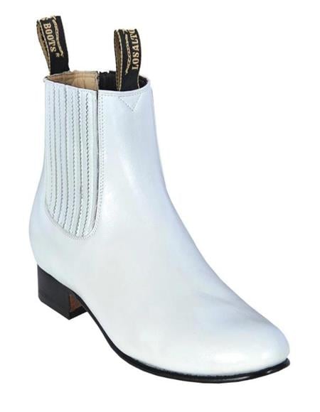 Buttercup Los Altos Boots Men's Charro Botin Short Ankle Deer Leather Boots main image 1