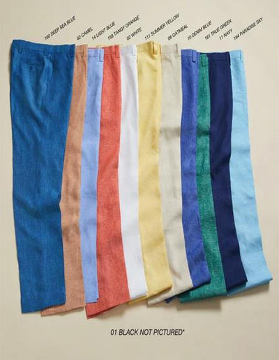 Blue Linen Pants Mens
