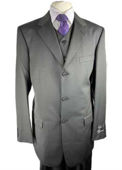 Charcoal Suit Black Vest