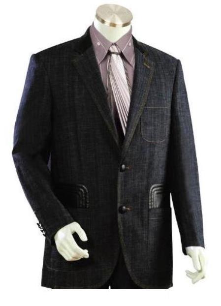 Men's Midnight Blue Fully inner lined Denim jacket