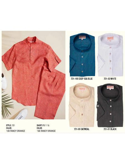 Banded Collar Shirts