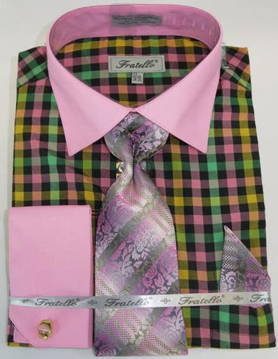 Rose Dress Shirt Men