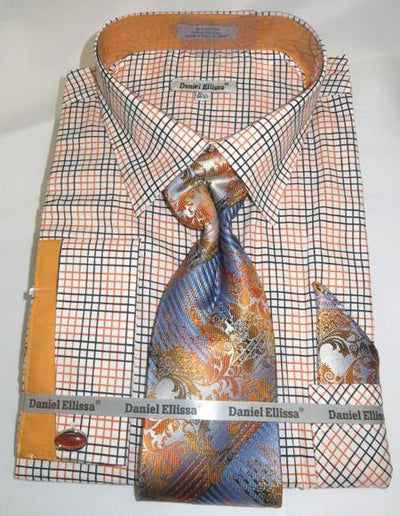 Orange Dress Shirt And Tie