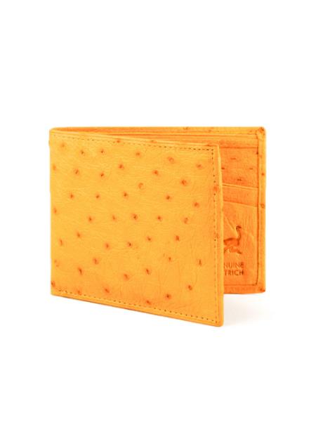 Men's Smooth Ostrich Billfold Buttercup