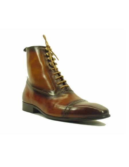 Men's KB503-01S Leather Suede Chelsea Boots