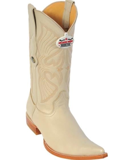 Mens Los Altos Genuine Deer Leather Winterwhite