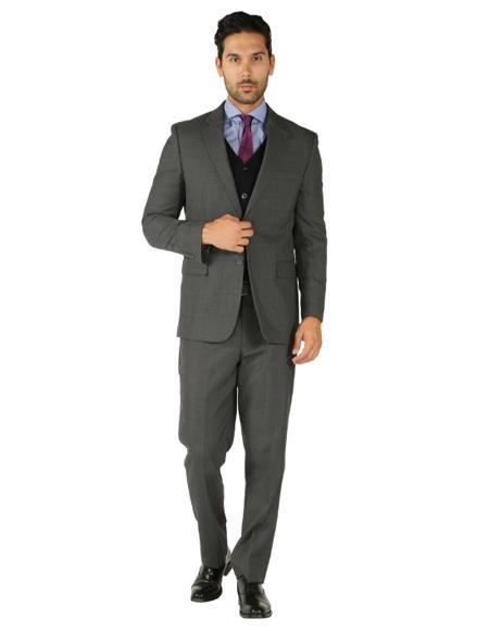 Men's Suit Vest Charcoal